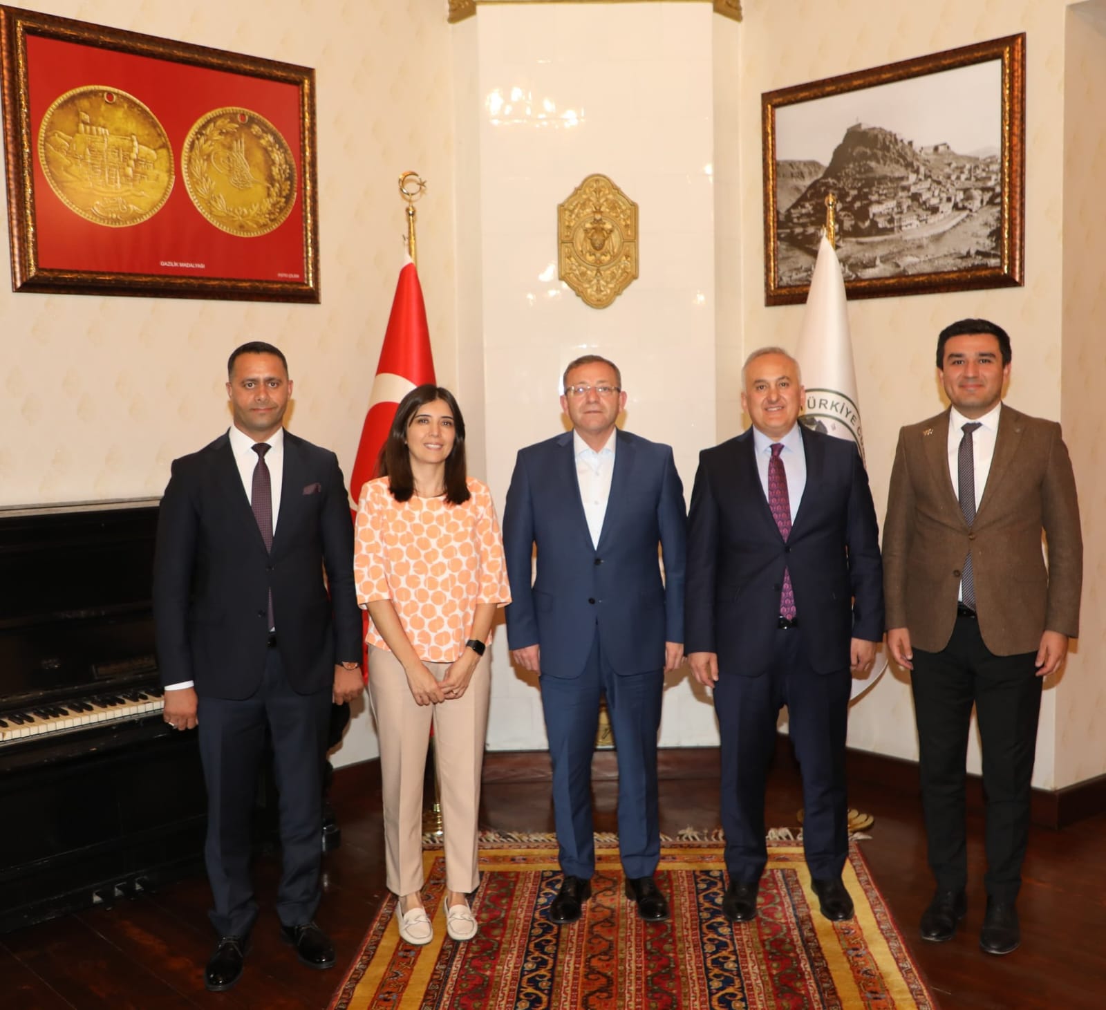 Vali Ziya Polat, Sivil Toplumla İlişkiler Genel Müdür Yardımcısı Ahmet Türköz’ü ağırladı