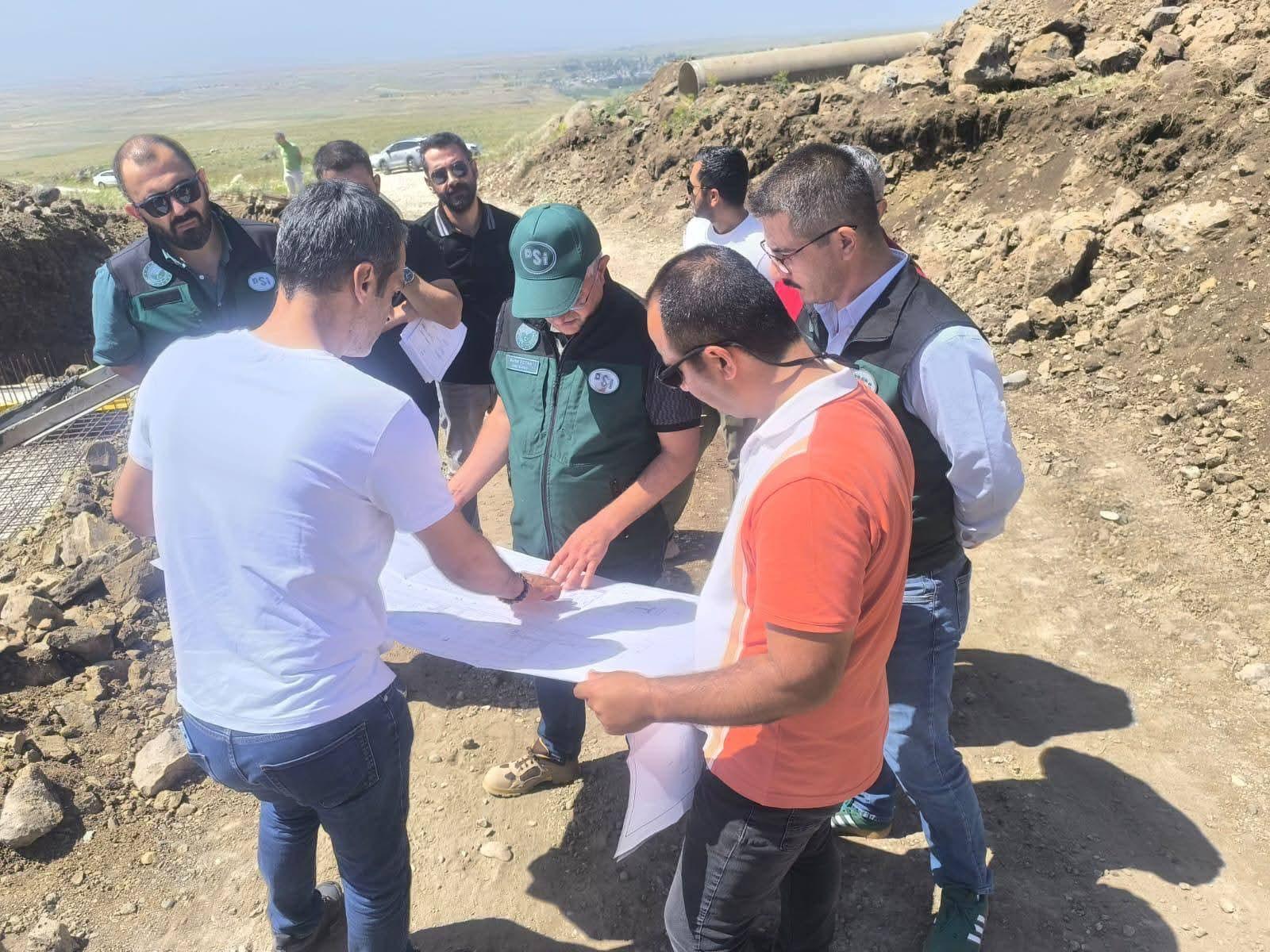 DSİ Kars Bölge Müdürü Serdar Kotan, Kars'taki çalışmaları yerinde inceledi