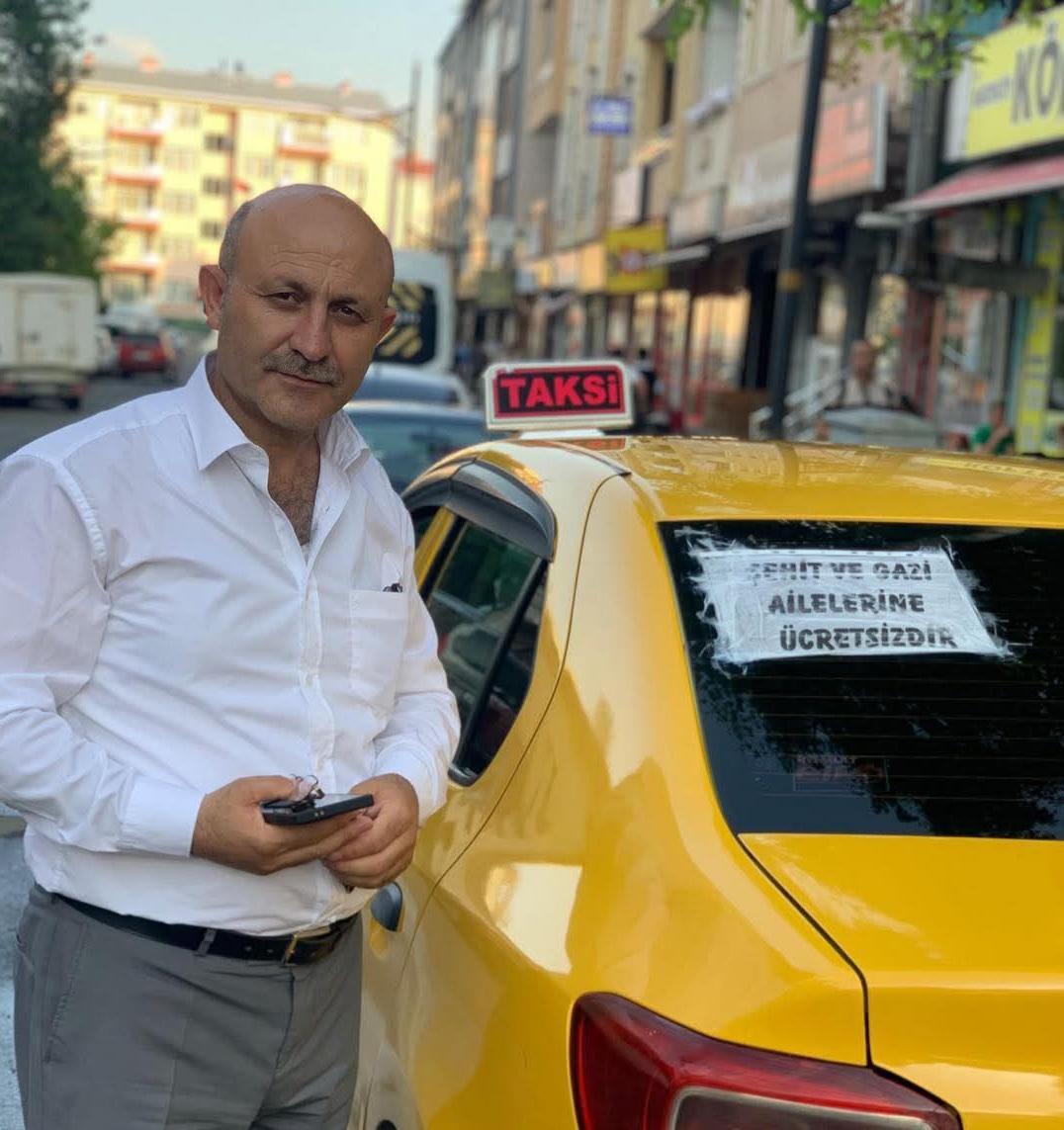 Karslı taksicilerden şehit ve gazi ailelerine ücretsiz ulaşım