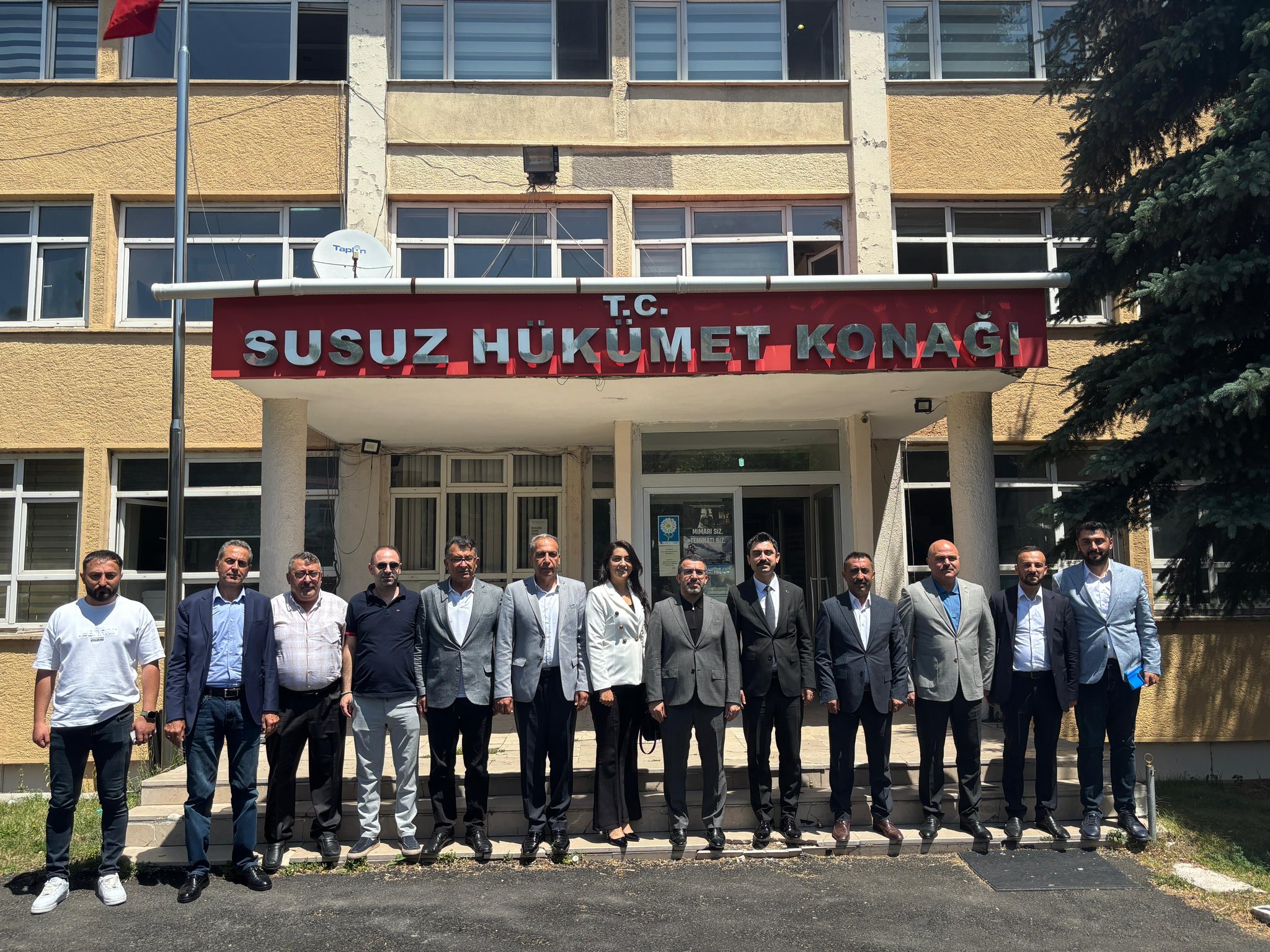 AK Parti Kars Milletvekili Adem Çalkın'dan Susuz Kaymakamı Muhammed Emin Tutal’a hayırlı olsun ziyareti