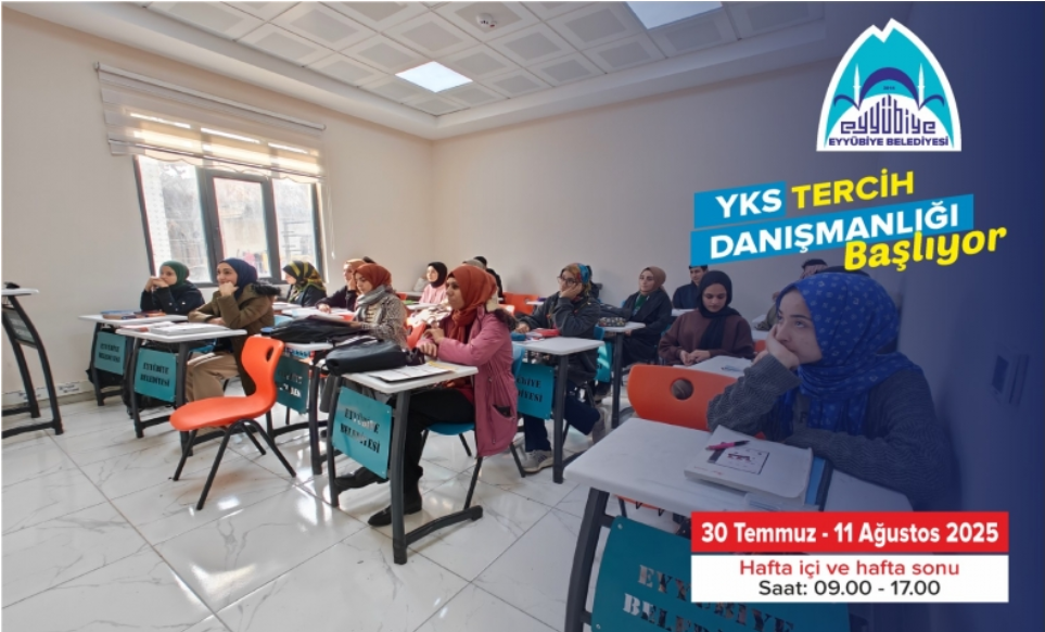Eyyübiye Belediyesi'nden gençlere YKS tercih desteği