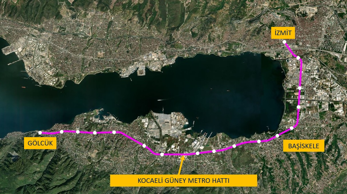 Kocaeli’nin geleceğini raylarla şekilleniyor: Güney Metro Hattı için projelendirme ihalesi yapılacak
