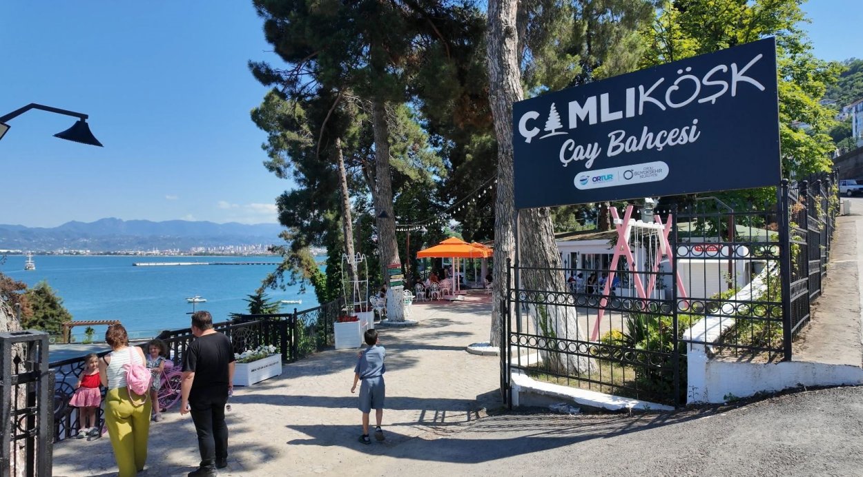 Altınordu sahilinde doğayla iç içe bir mekan: Çamlıköşk Çay Bahçesi