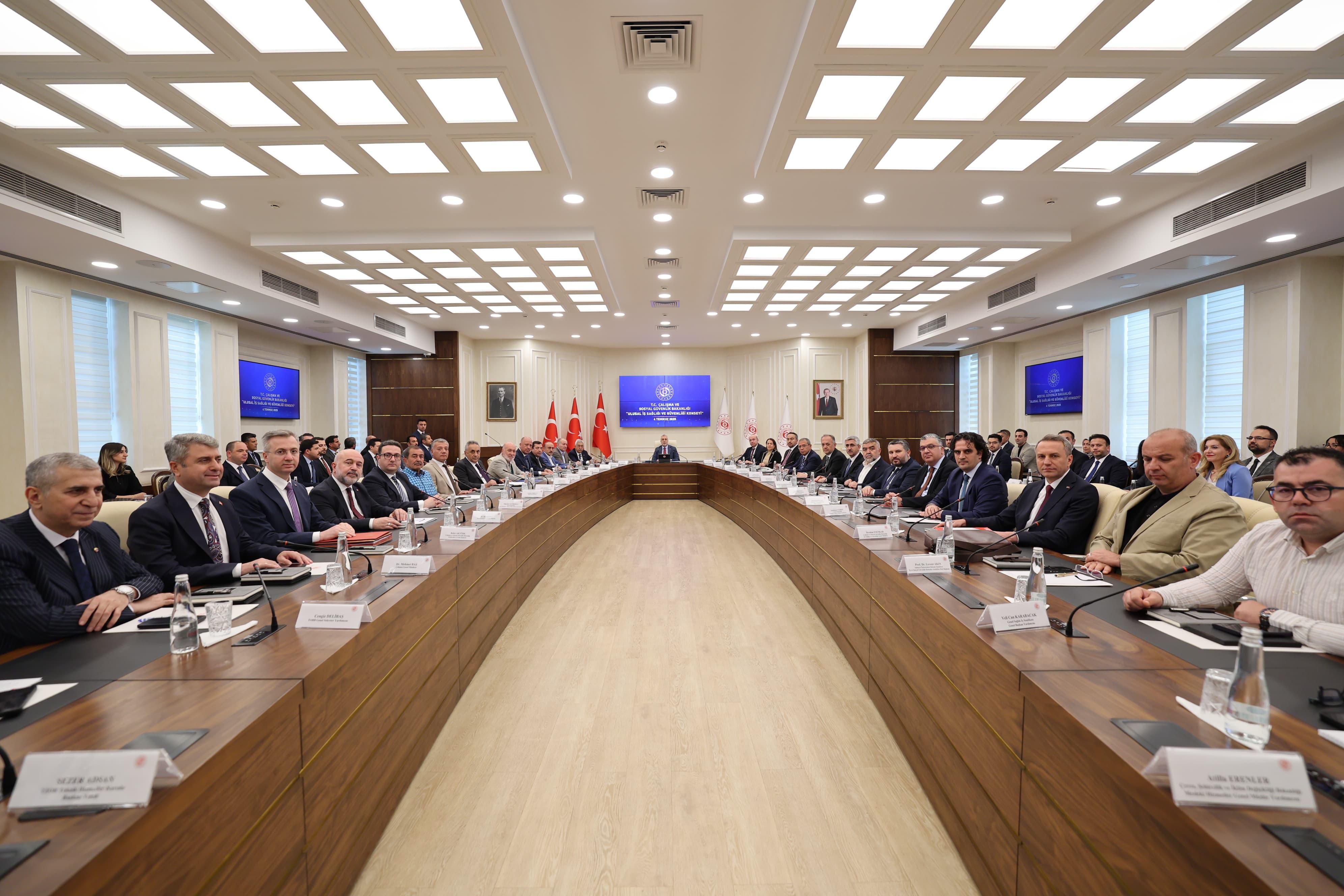 Ulusal İş Sağlığı ve Güvenliği Konseyi toplandı