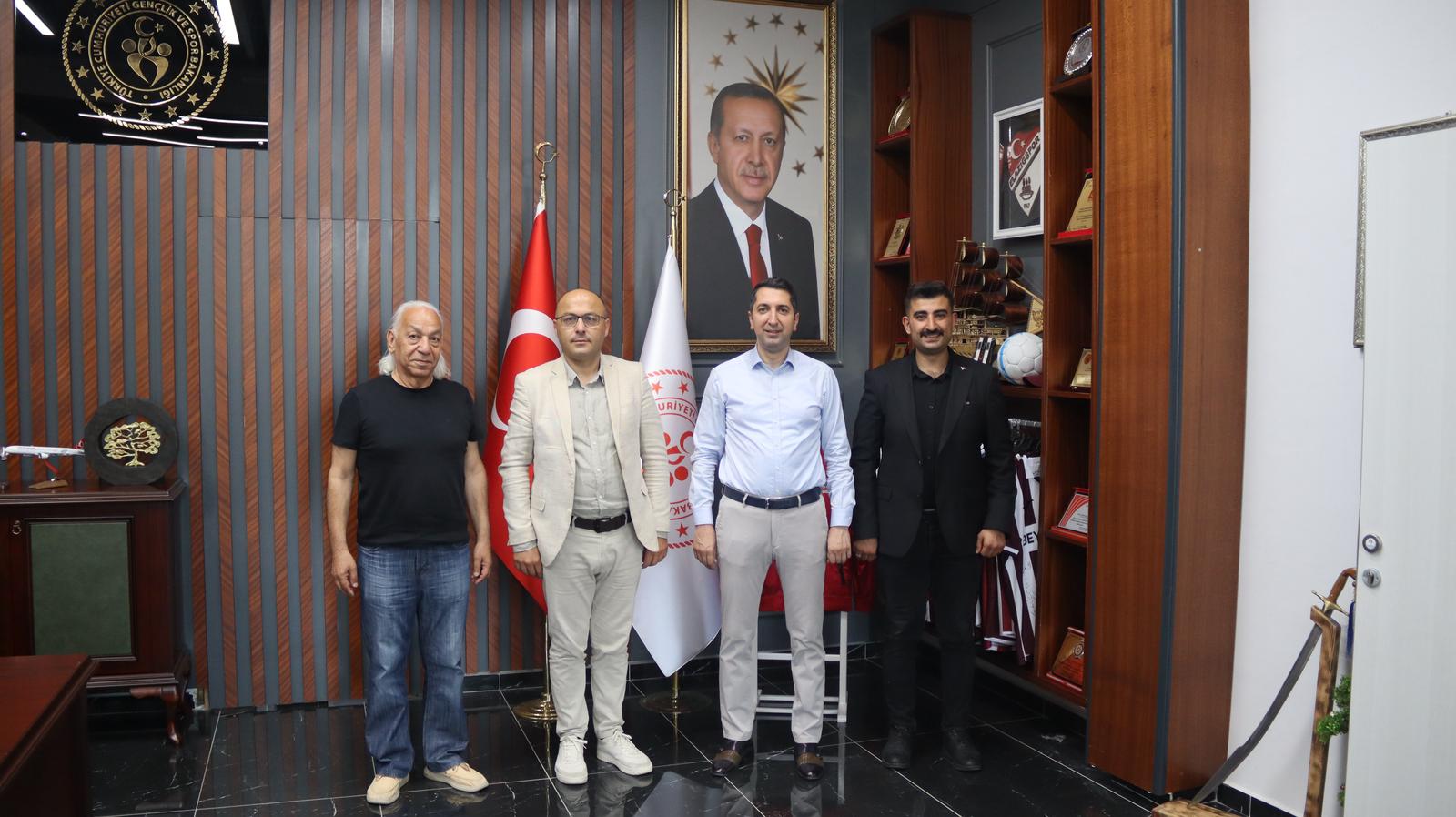 BHA Heyetinden Elazığ Gençlik ve Spor İl Müdürü Eren’e ziyaret