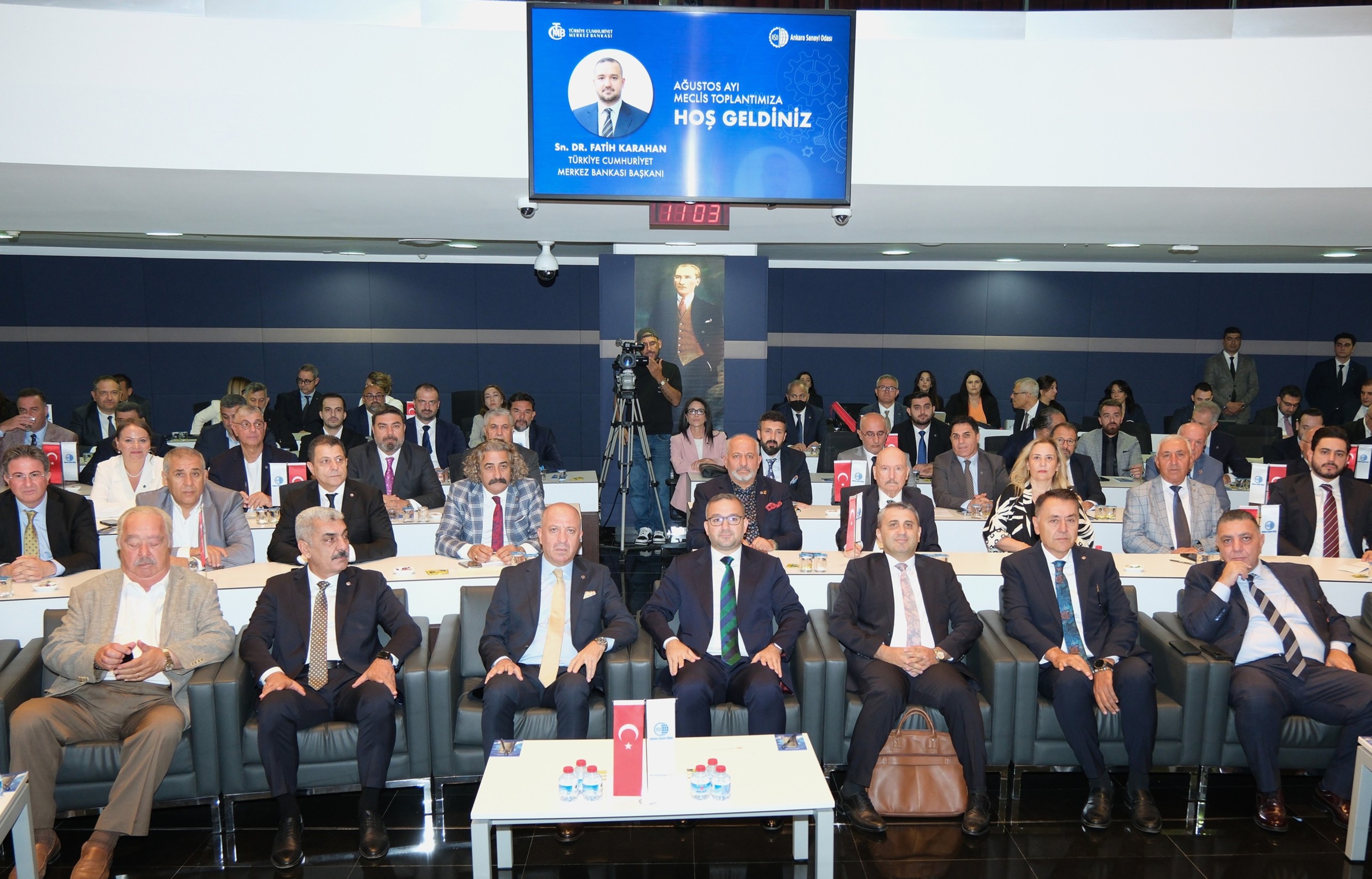 Ankara Sanayi Odası'nın konuğu Merkez Bankası Başkanı Fatih Karahan oldu