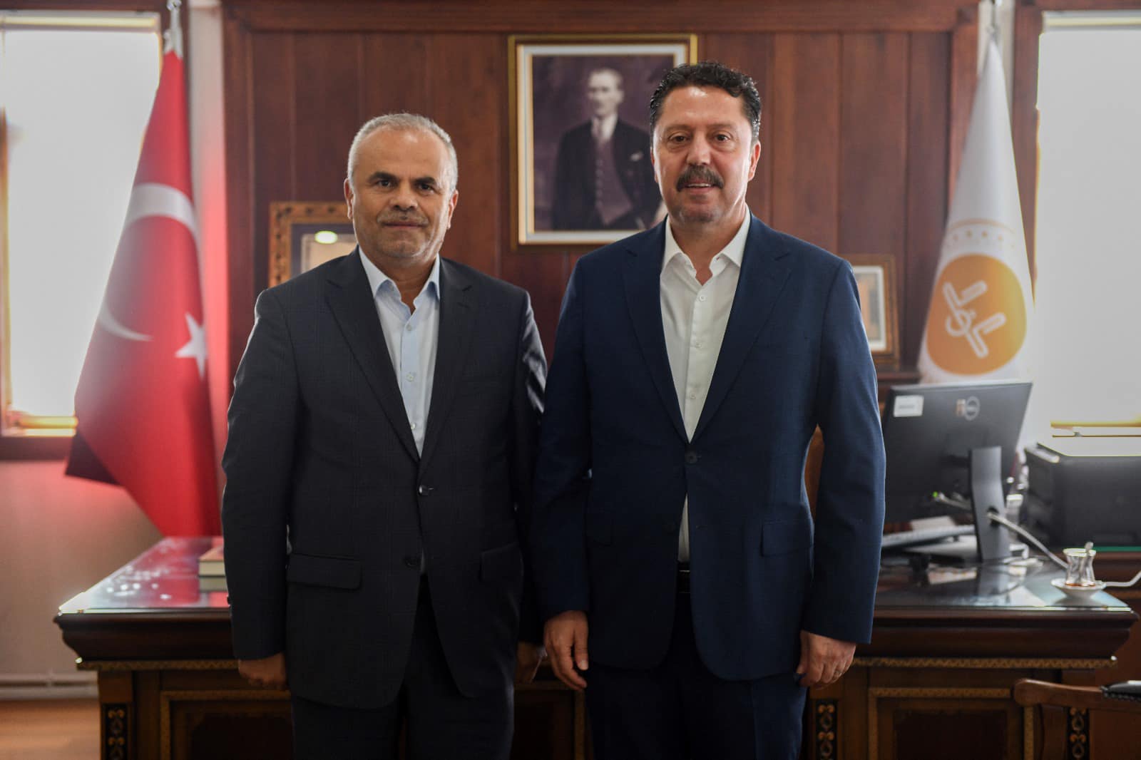 Belediye Başkanından yeni Müftüye ziyaret