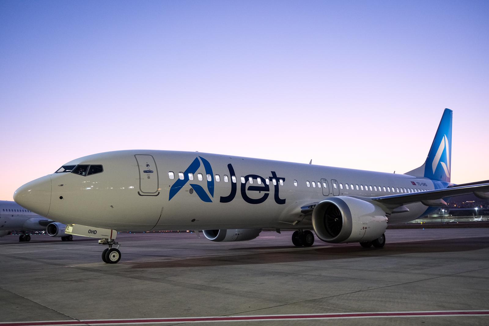 AJet’in fabrika çıkışlı 3. uçağı İstanbul’da