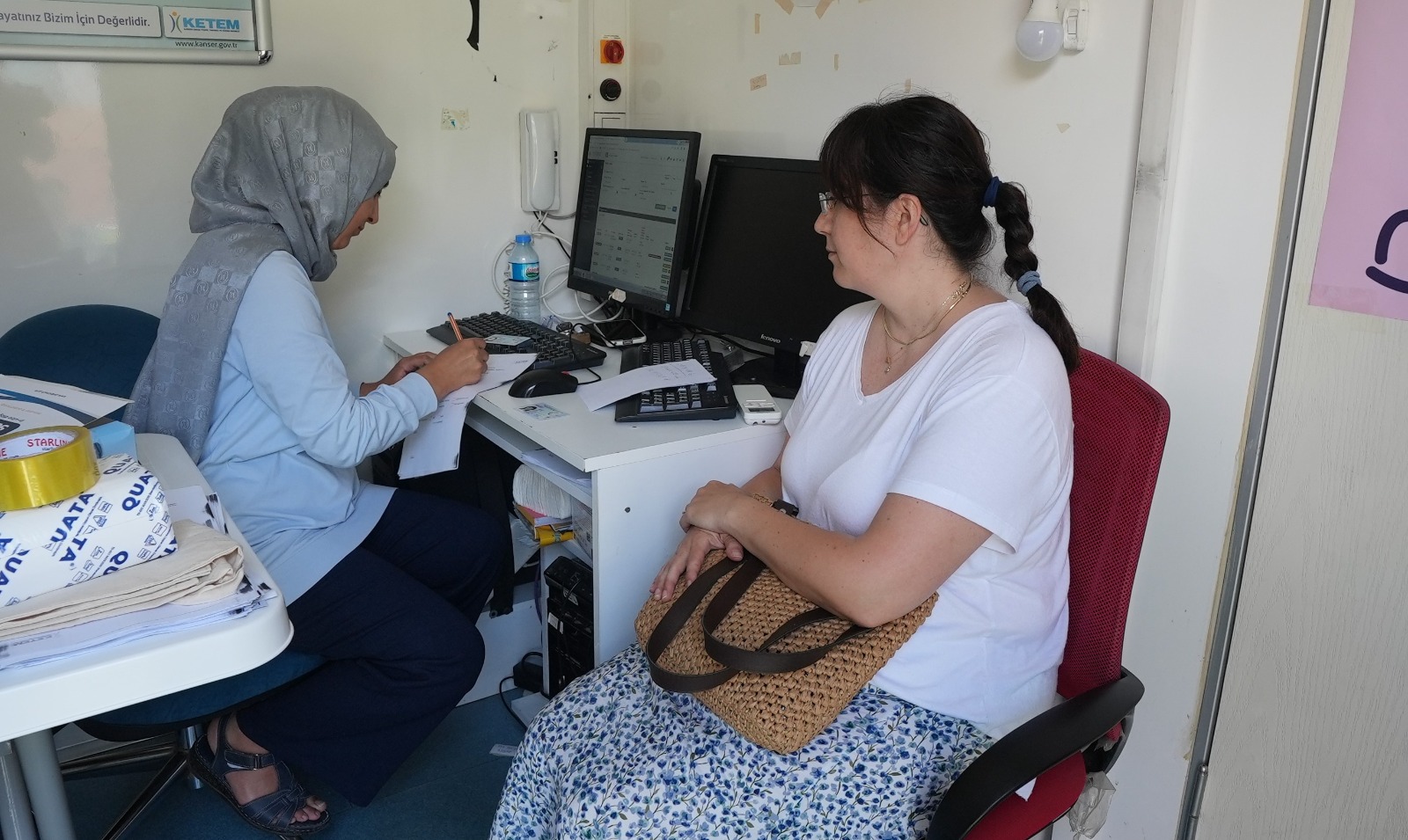 Balıkesir Büyükşehir’in Mobil KETEM Tırı Gönen’de