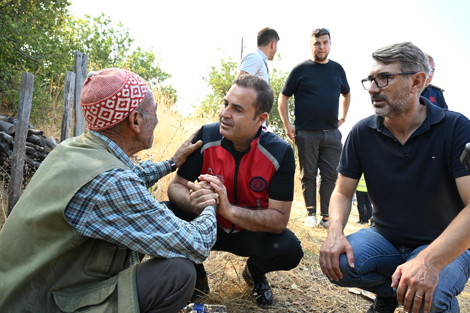 Balıkesir Büyükşehir Belediyesi tam kadro sahada