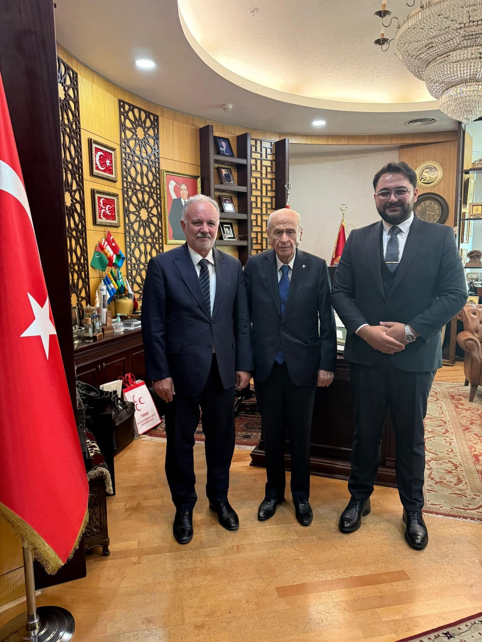 Ayhan Bilgen’den MHP Genel Başkanı Devlet Bahçeli’ye ziyaret ve teşekkür mesajı