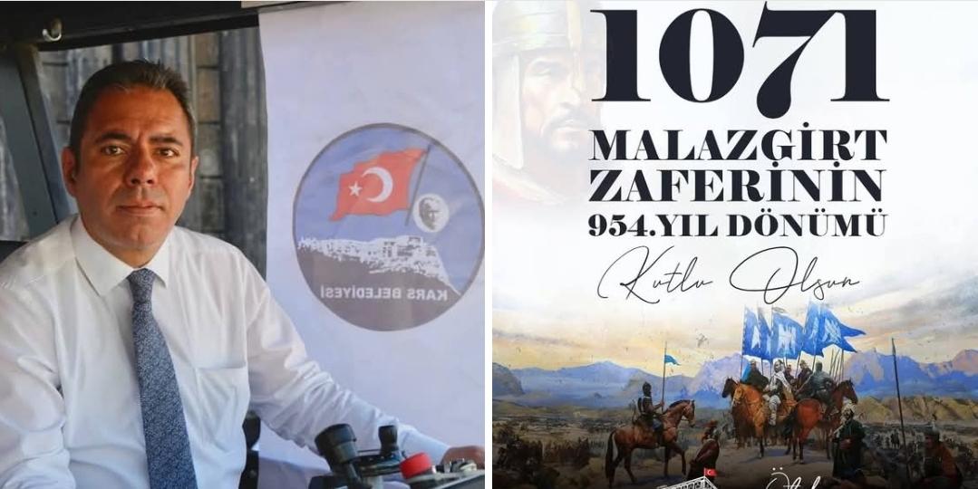 Kars Belediye Başkanı Senger’den 1071 Malazgirt Zaferi mesajı