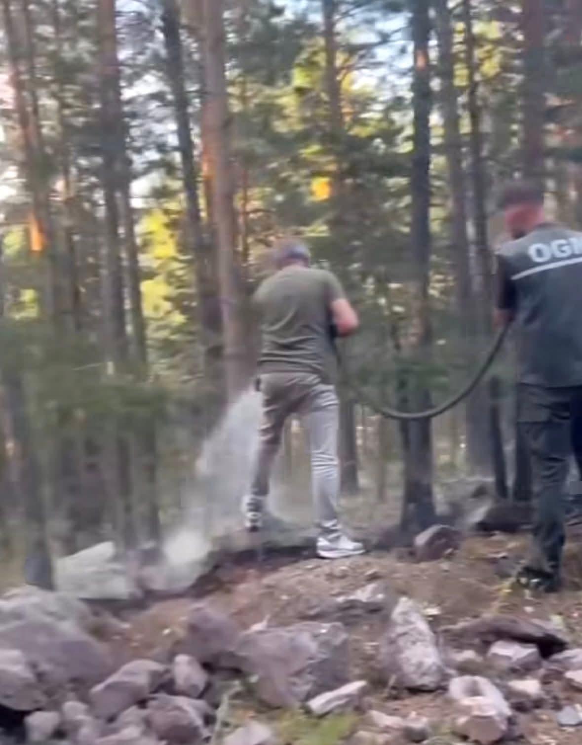 Sarıkamış’ta orman yangını korkuttu: Erken müdahale faciayı önledi