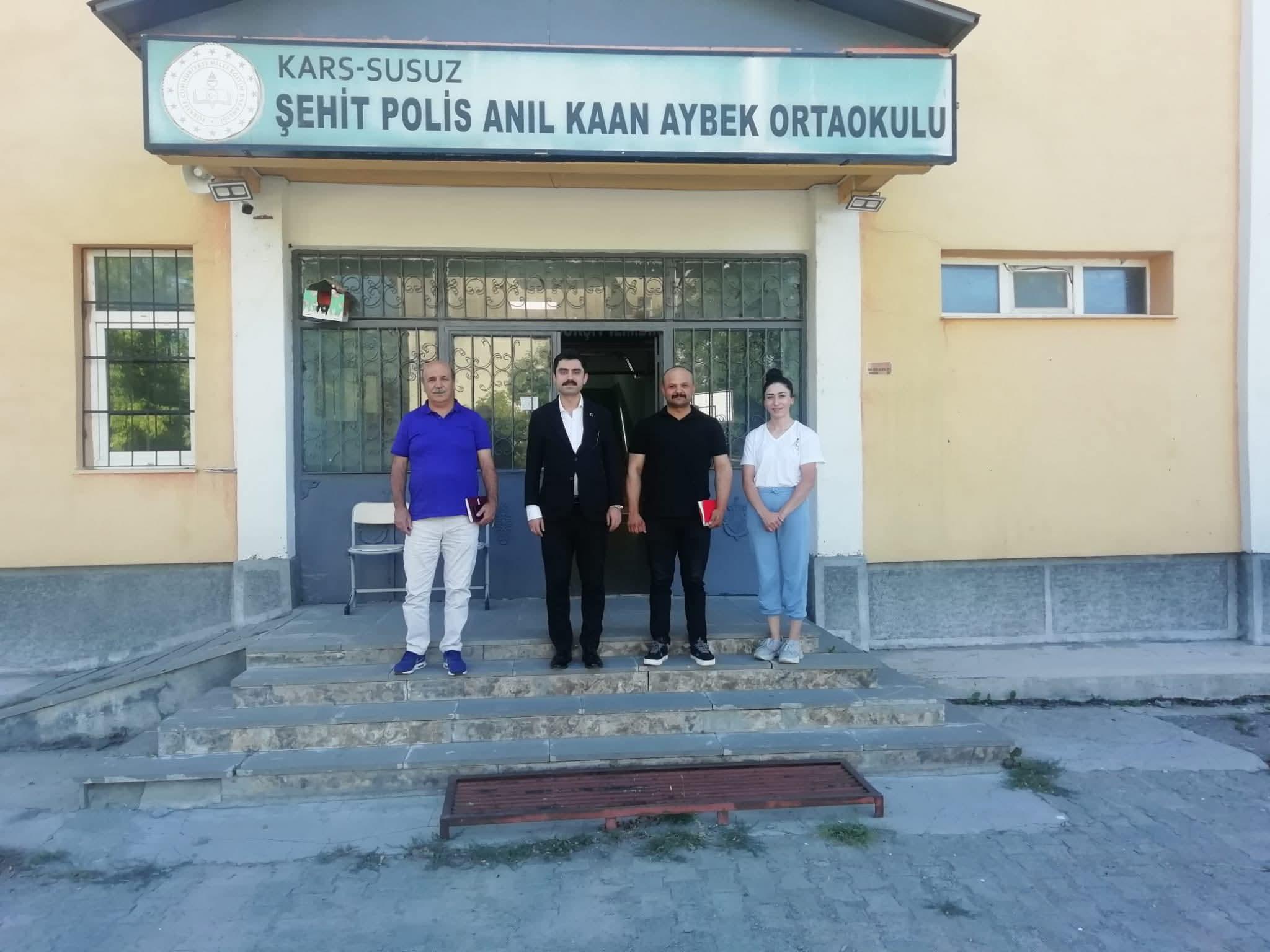 Kaymakam Muhammed Emin Tutal’dan okullara eğitim öncesi ziyaret