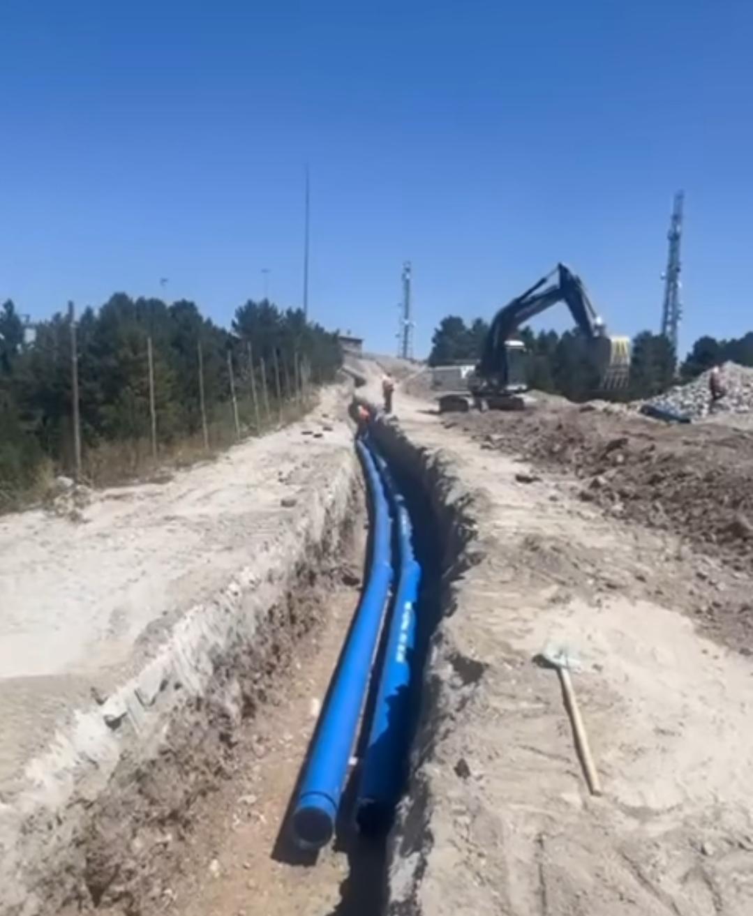 Sarıkamış’ta suni karlama ve gölet çalışmaları hızla devam ediyor