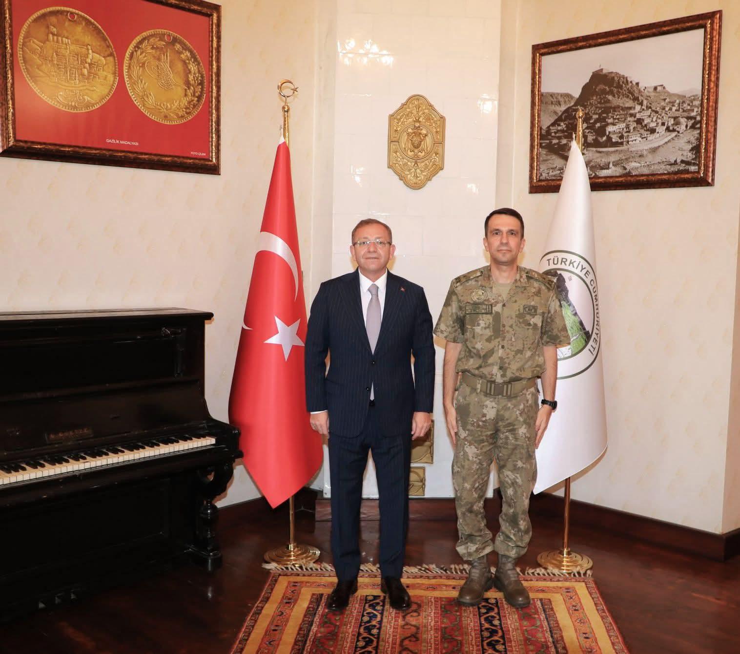 Vali Ziya Polat, Tuğgeneral Nail Türe’yi makamında ağırladı