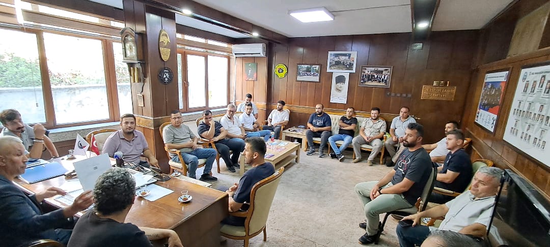 TTK Demiryolu Servisi çalışanları Genel Maden İşçileri Sendikası’nı ziyaret etti