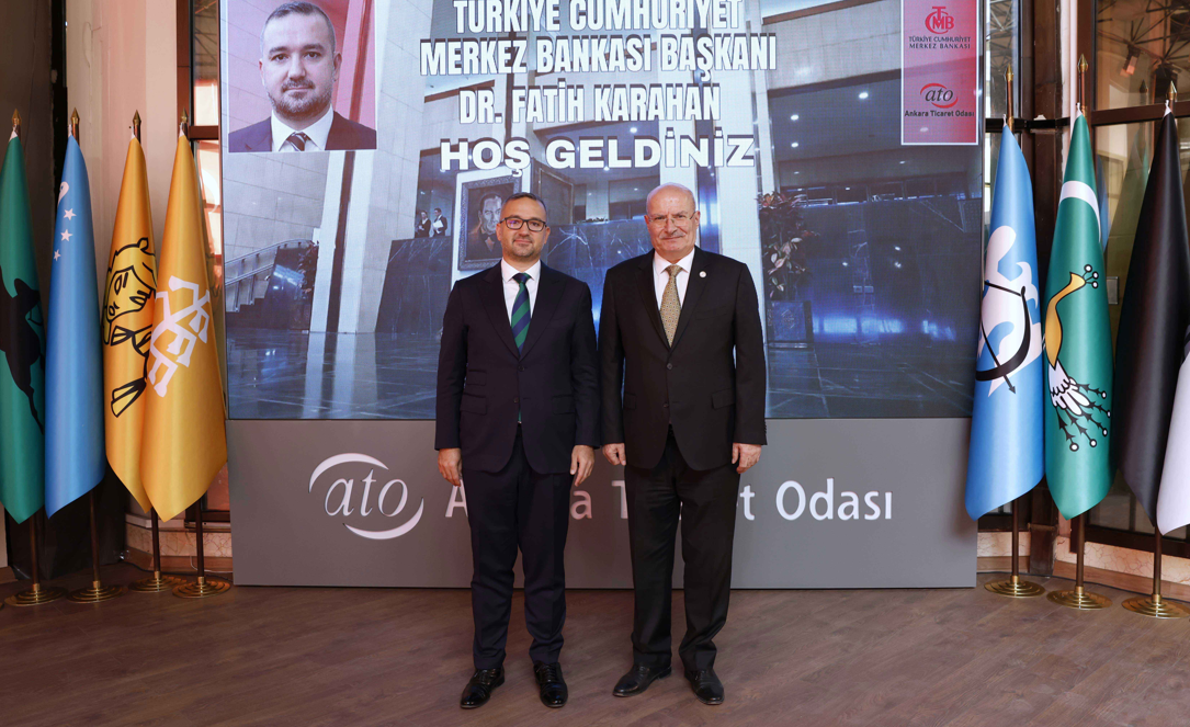 Merkez Bankası Başkanı ATO'da