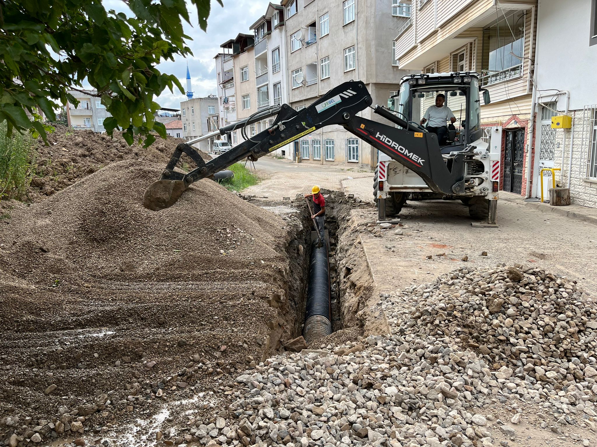 Fatsa Şerifiye'ye yağmur suyu hattı