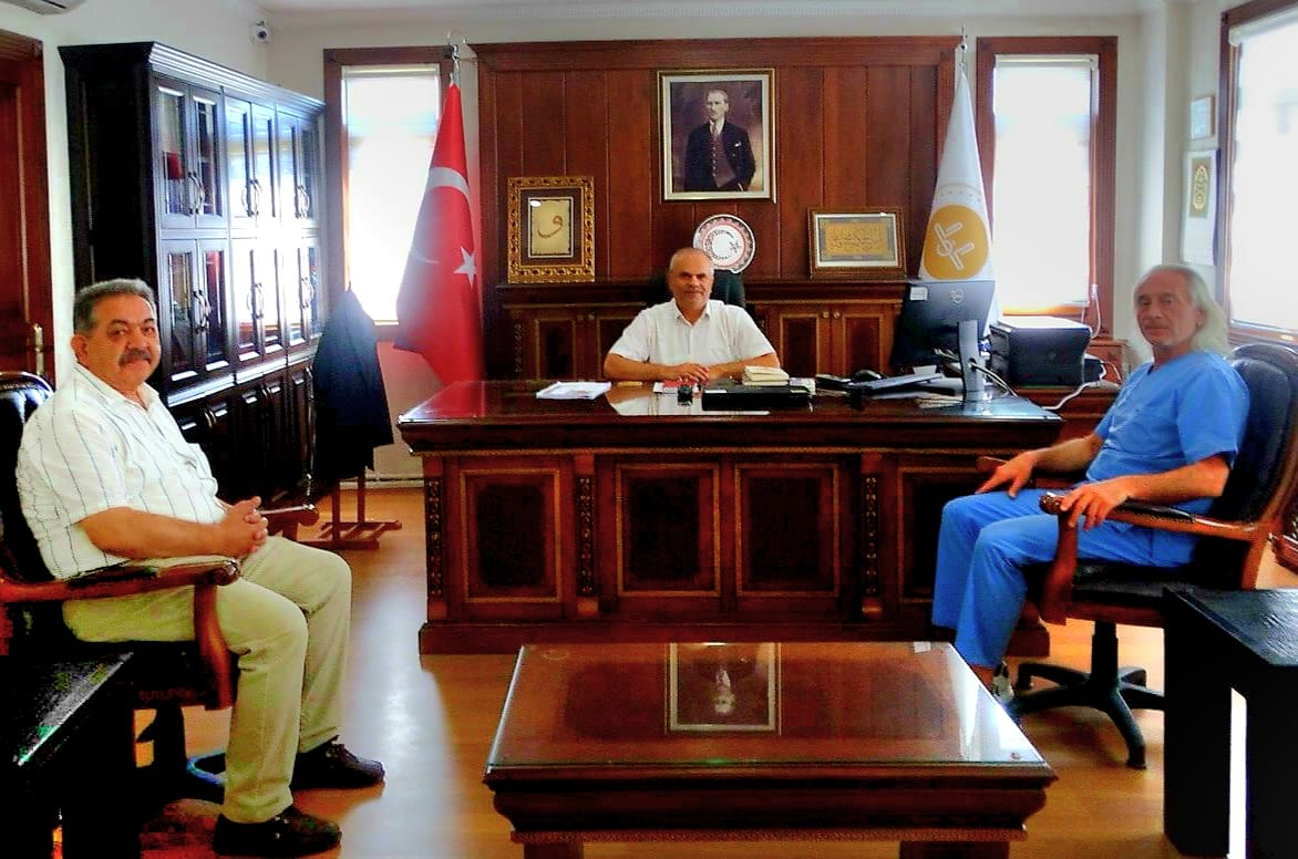İlçe Sağlık Müdüründen Müftü Süsün’e hayırlı olsun ziyareti