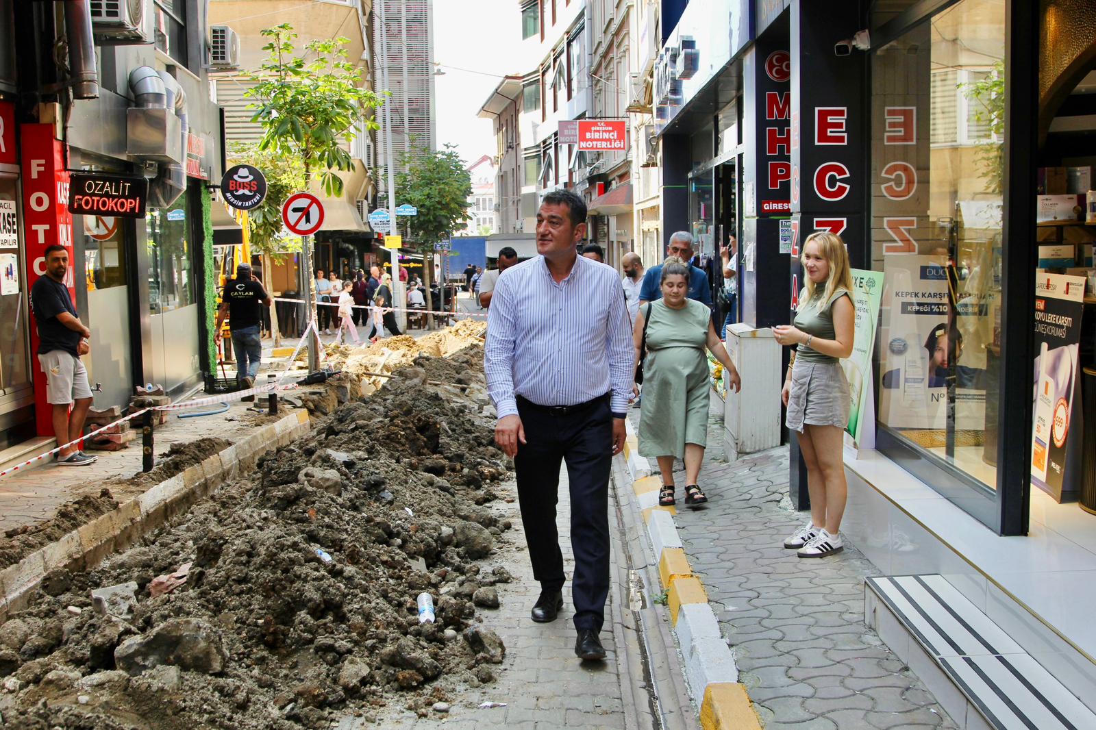 Fuat Köse doğalgaz çalışmalarını yerinde izledi