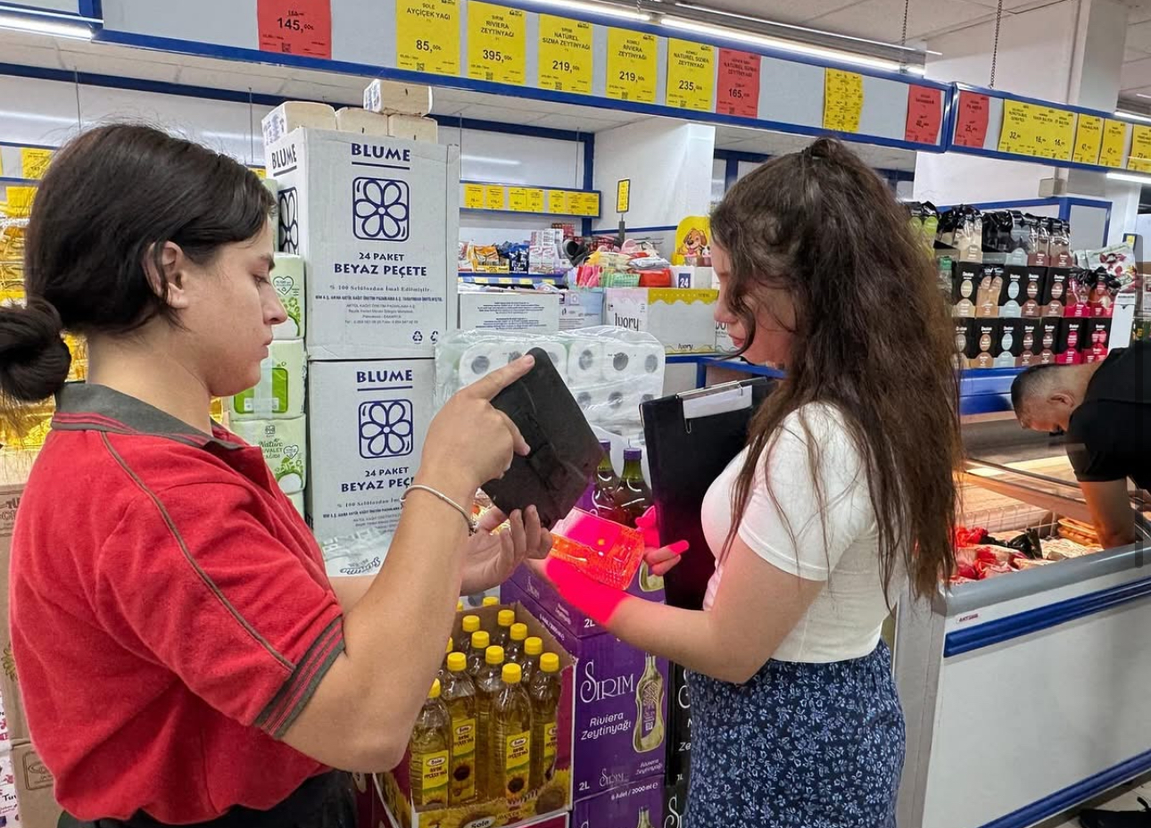 Zabıta’dan Antalya marketlerinde denetim