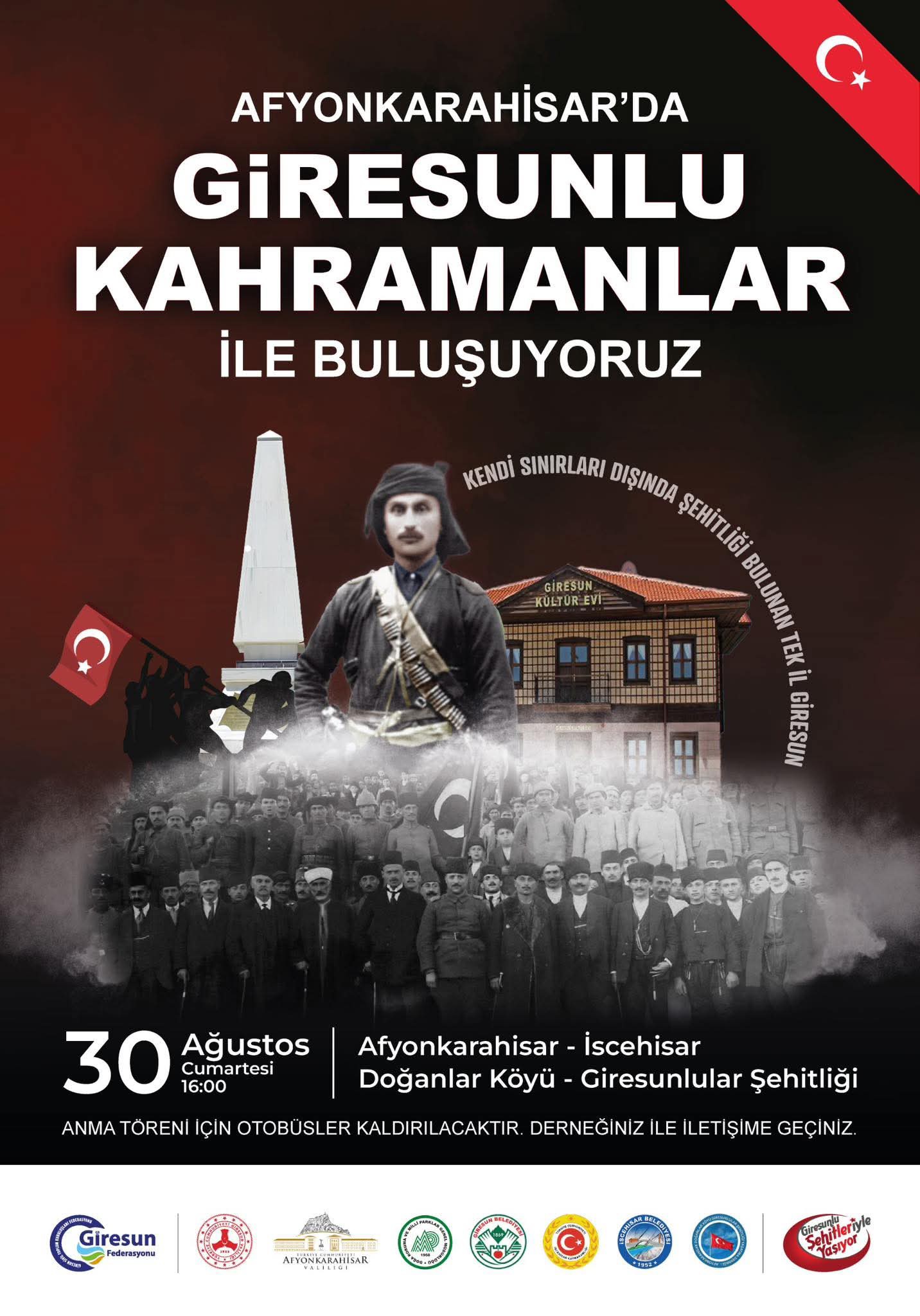 Afyonkarahisar'daki Giresunlu kahramanlar anılıyor