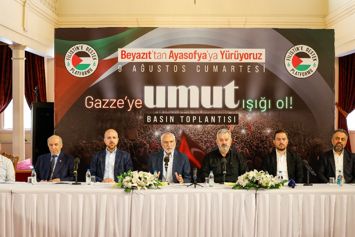 STK’lar 9 ağustos’ta Gazze için yürüyüşe çağırdı
