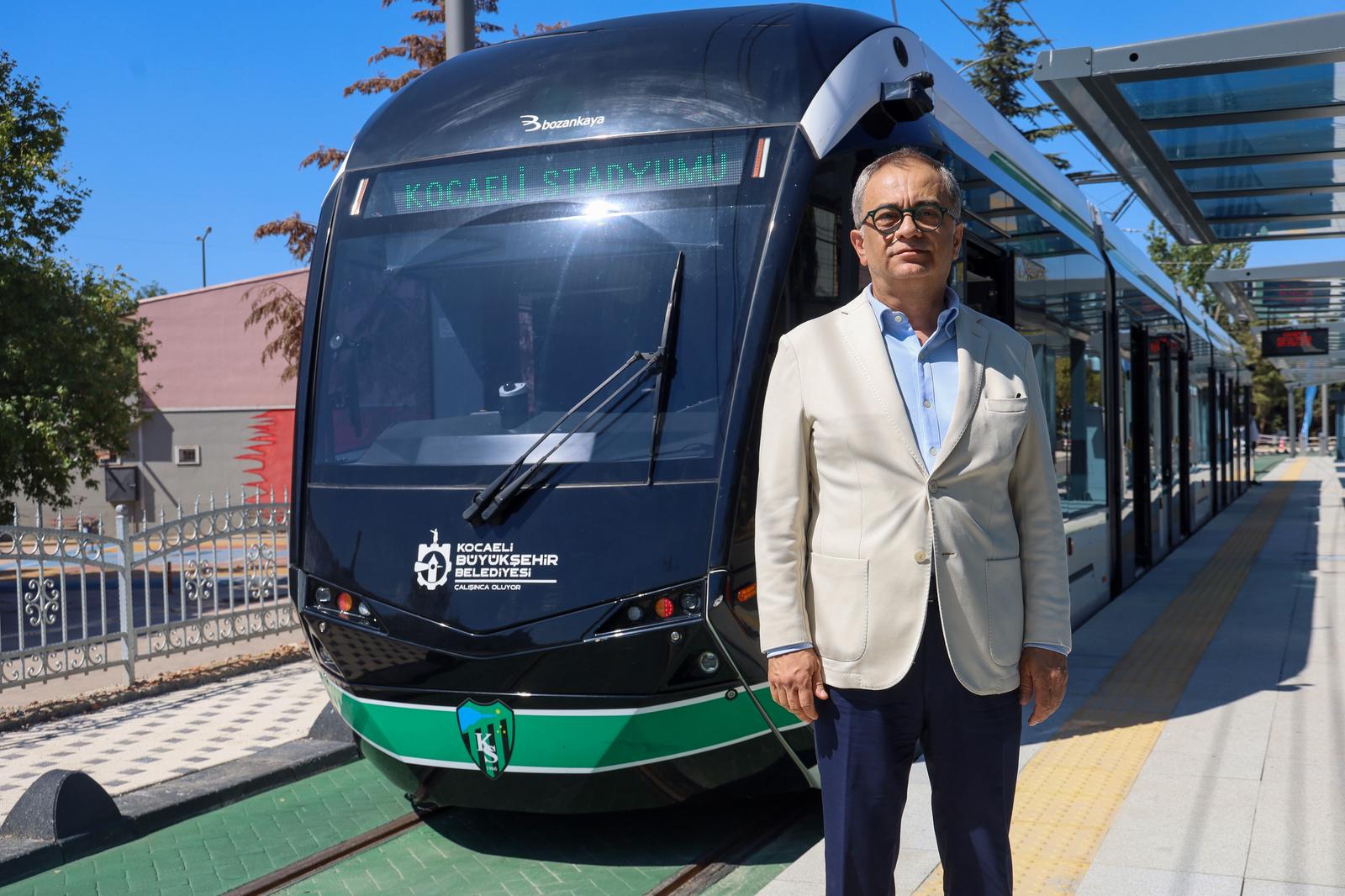 Kocaeli Alikahya Tramvay Hattı’nda iki istasyon devrede