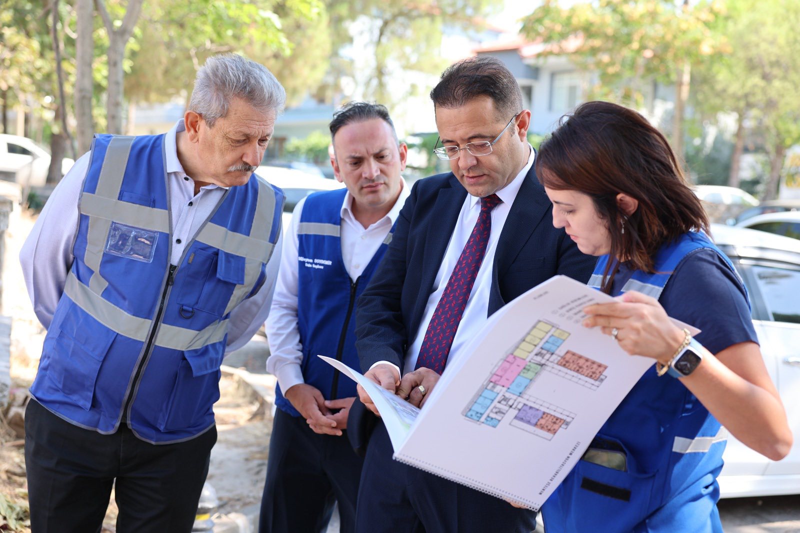 Menteşe’de devam eden yatırımlar yerinde incelendi