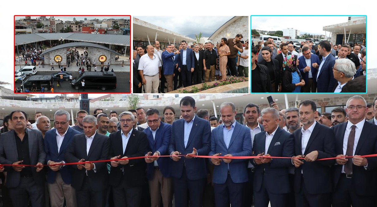 Bakan Kurum İskenderun'da Dönerciler Çarşısını hizmete açtı