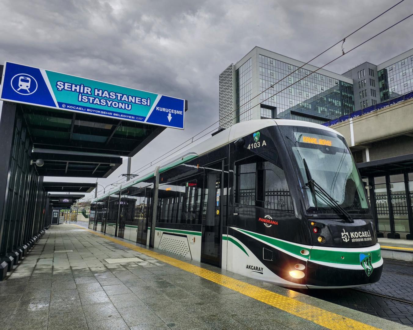 Kocaeli Şehir Hastanesi tramvay hattı rekor kırdı