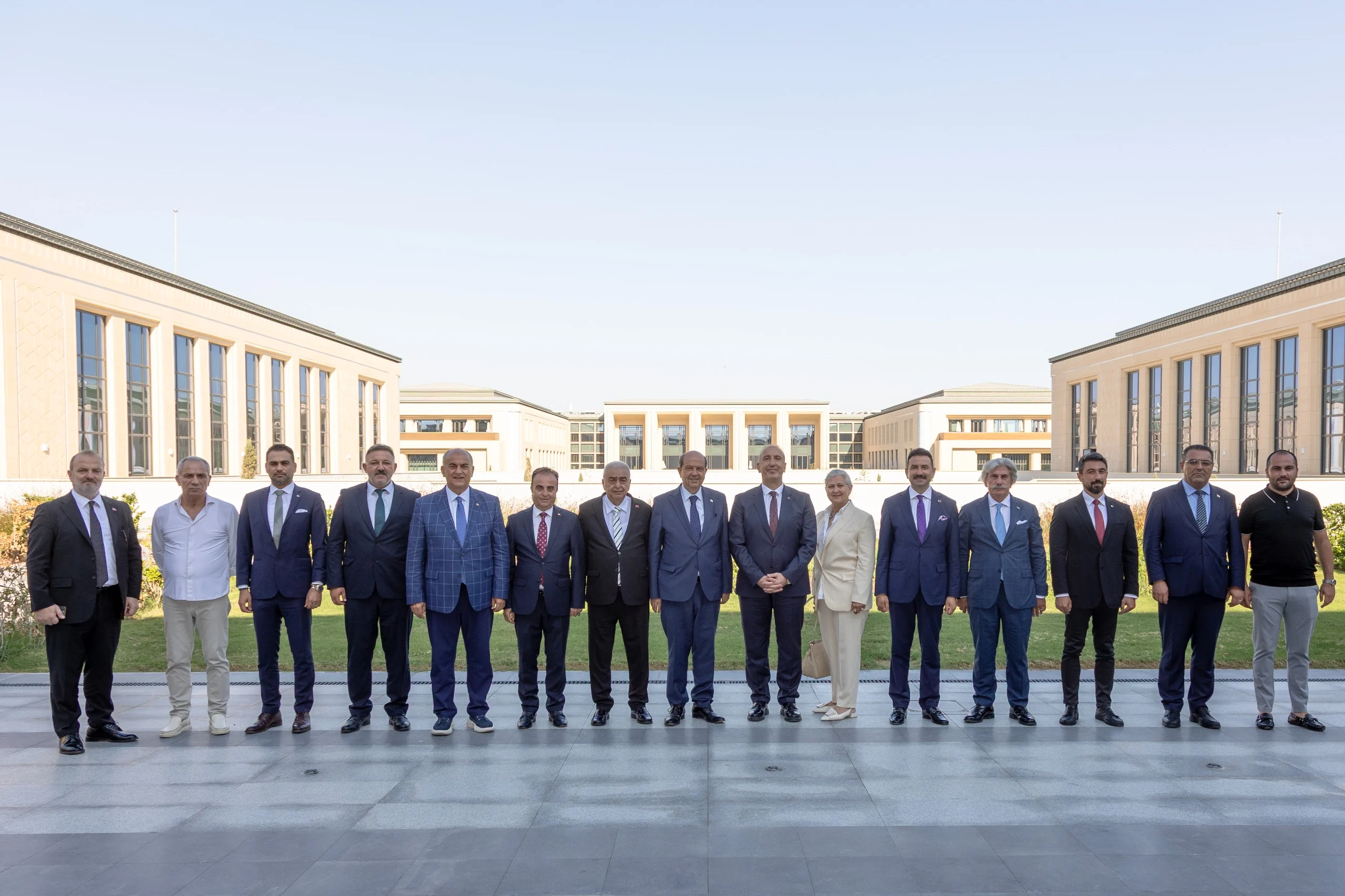 TSTK heyeti, KKTC Cumhurbaşkanı Ersin Tatar’ı ziyaret etti