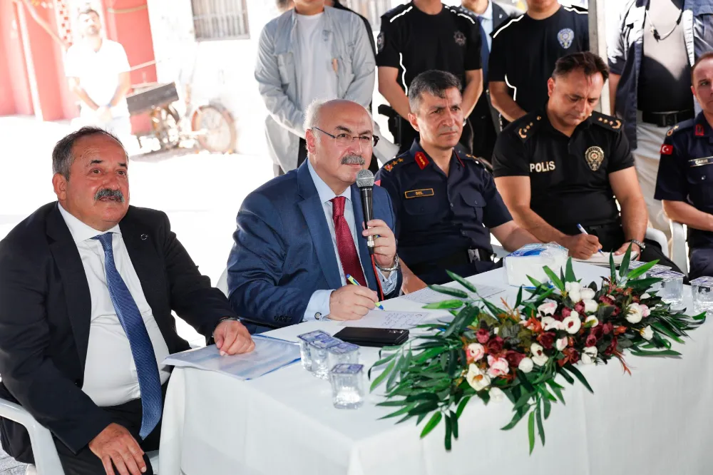 Vali Köşger, Dağlıoğlu Mahallesi’nde vatandaşlarla buluştu