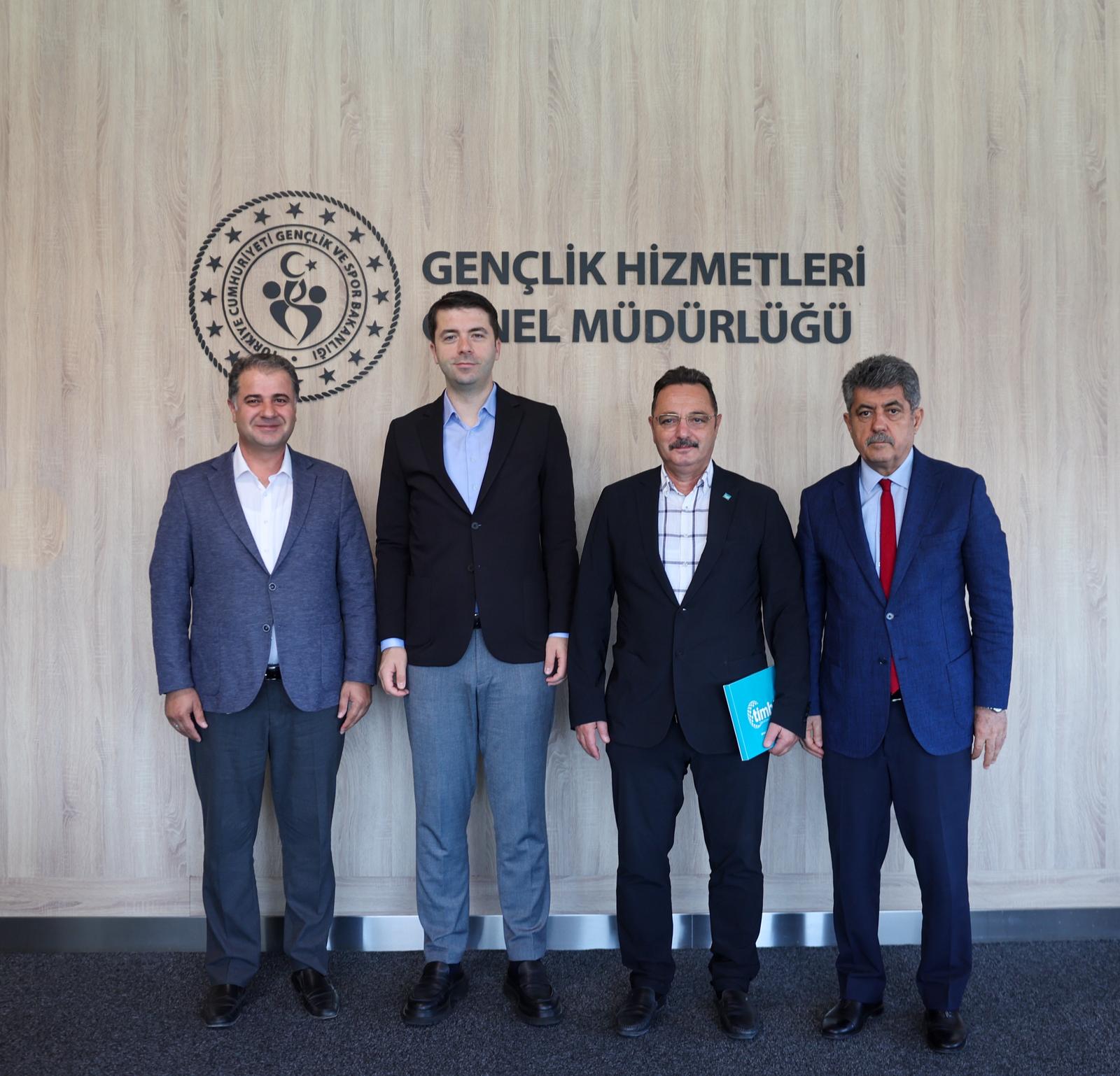 TİMBİR'den Gençlik ve Spor Bakanlığı’na “Türk Dünyası Genç Sinemacılar Buluşması” ziyareti