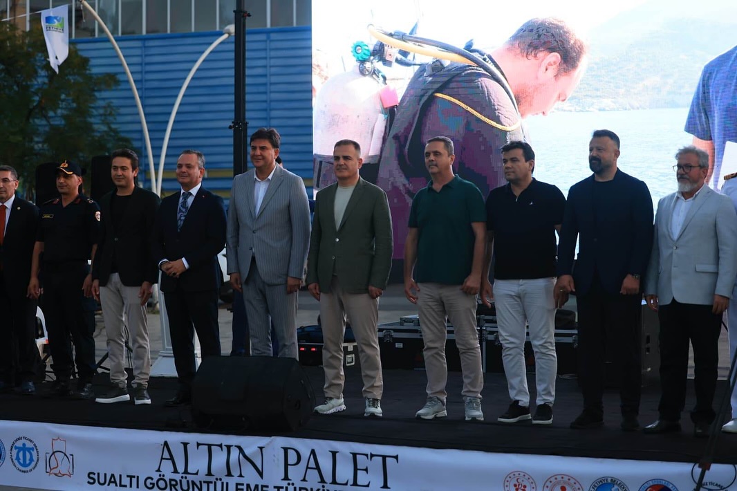 Muğla Valisi Akbıyık, Fethiye'deki Sualtı Görüntüleme Şampiyonası'nın ödül törenine katıldı