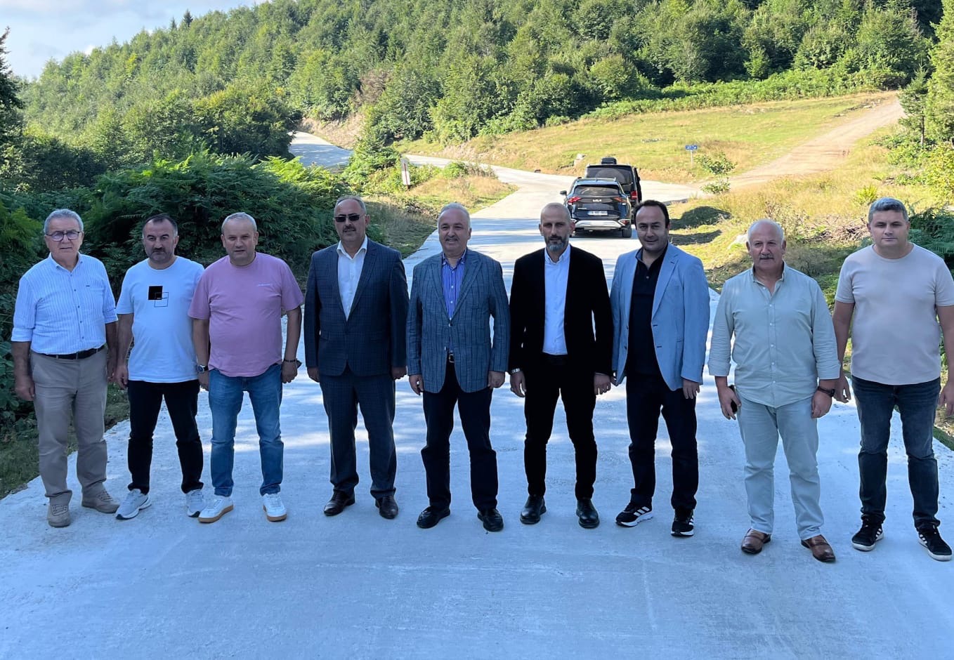 Ali Temür yayla grup yollarını yerinde inceledi