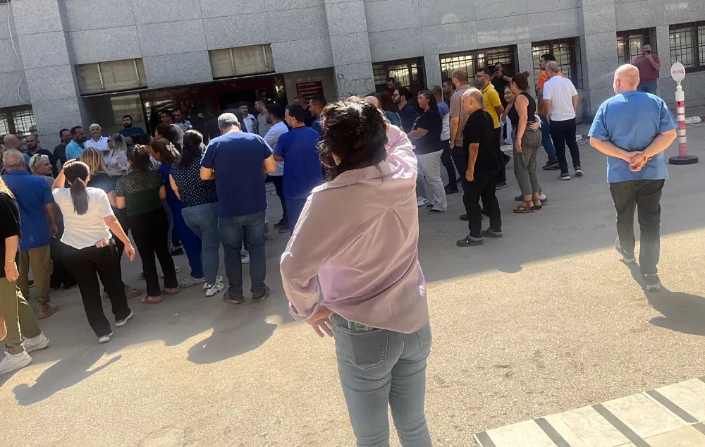 Balcalı hastanesi çalışanları İş bıraktı