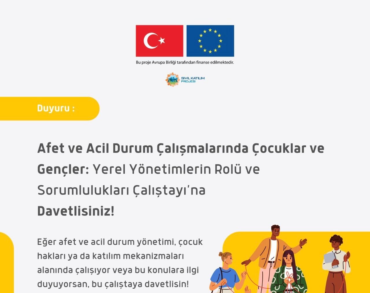 Ankara’da çocuk odaklı afet yönetimi için güçlü bir adım!