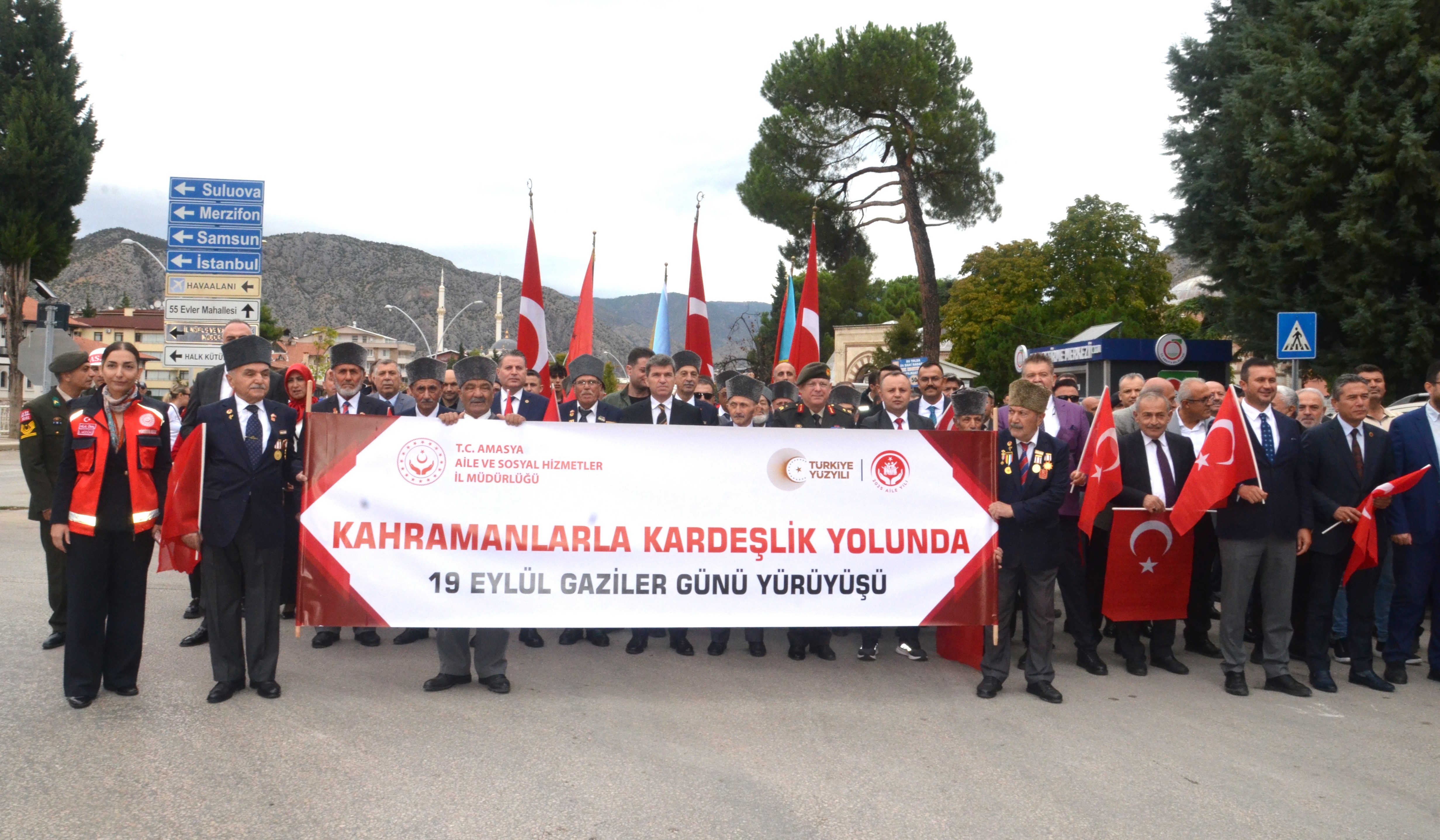 19 Eylül Gaziler Günü Amasya’da törenle kutlandı
