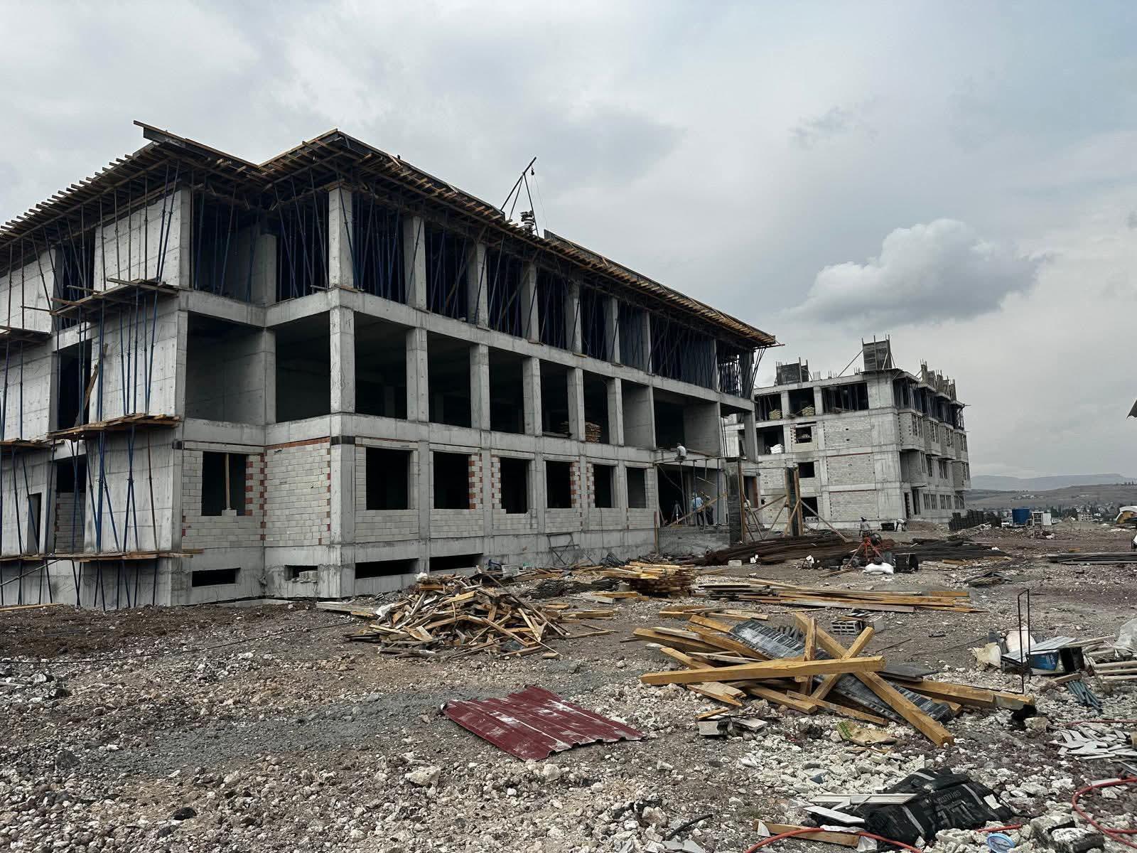 Kars'ta 20 derslikli GAMP Lisesi ve  4 adet atölye inşaatı devam ediyor