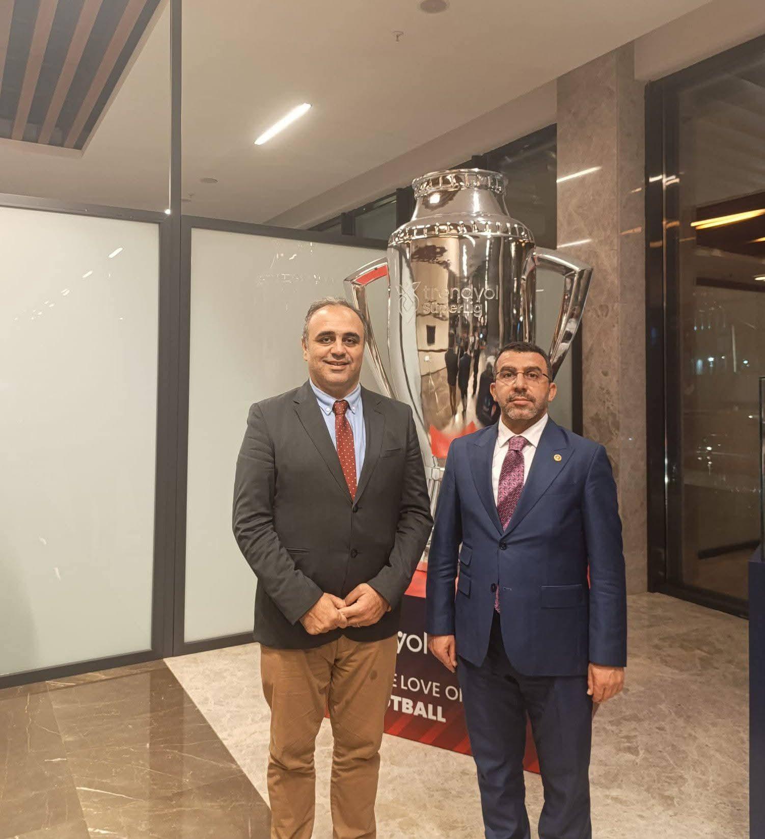 Milletvekili Çalkın’dan TFF’ye ziyaret