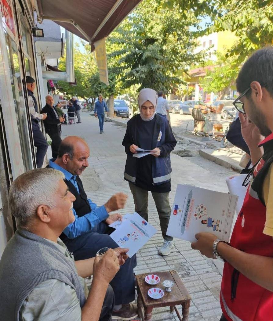 Kağızman’da Esnaf ziyaretleriyle bilgilendirme çalışması gerçekleştirildi
