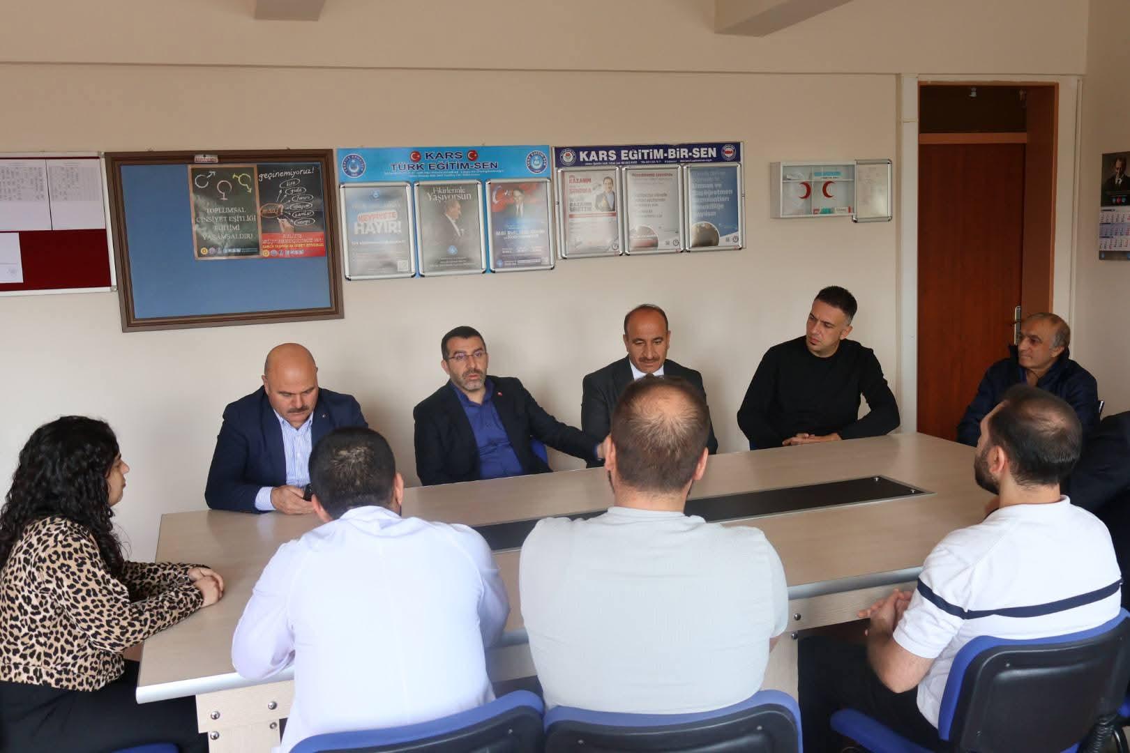 Milletvekili Adem Çalkın’dan Gülahmet Aytemiz Güzel Sanatlar Lisesi’ne ziyaret