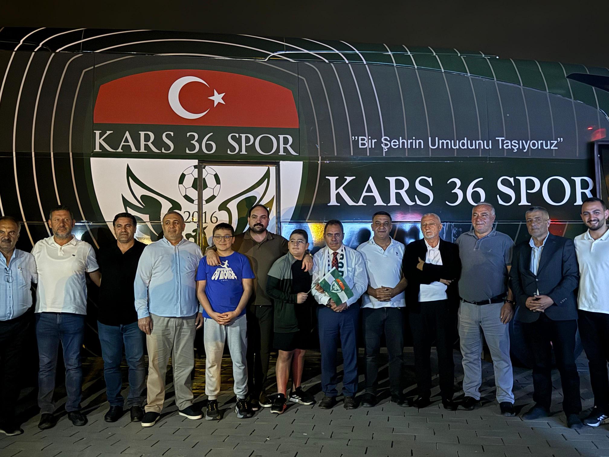 Kars36 Spor’a yeni takım otobüsü