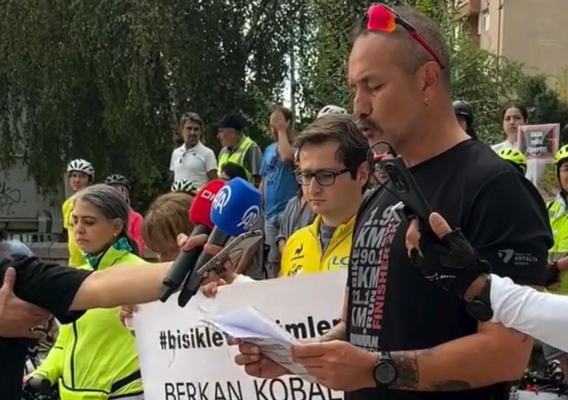 Ankara’da bisikletçilerden “Artık Yeter” çığlığı