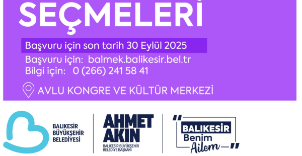 Balıkesir Büyükşehir Belediye Koroları yeni yeteneklerini arıyor