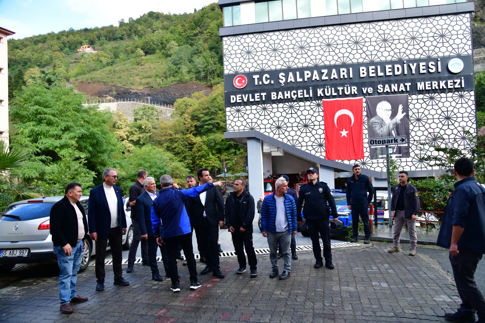 Trabzon Valisi Yıldırım Şalpazarı Sel Bölgesinde