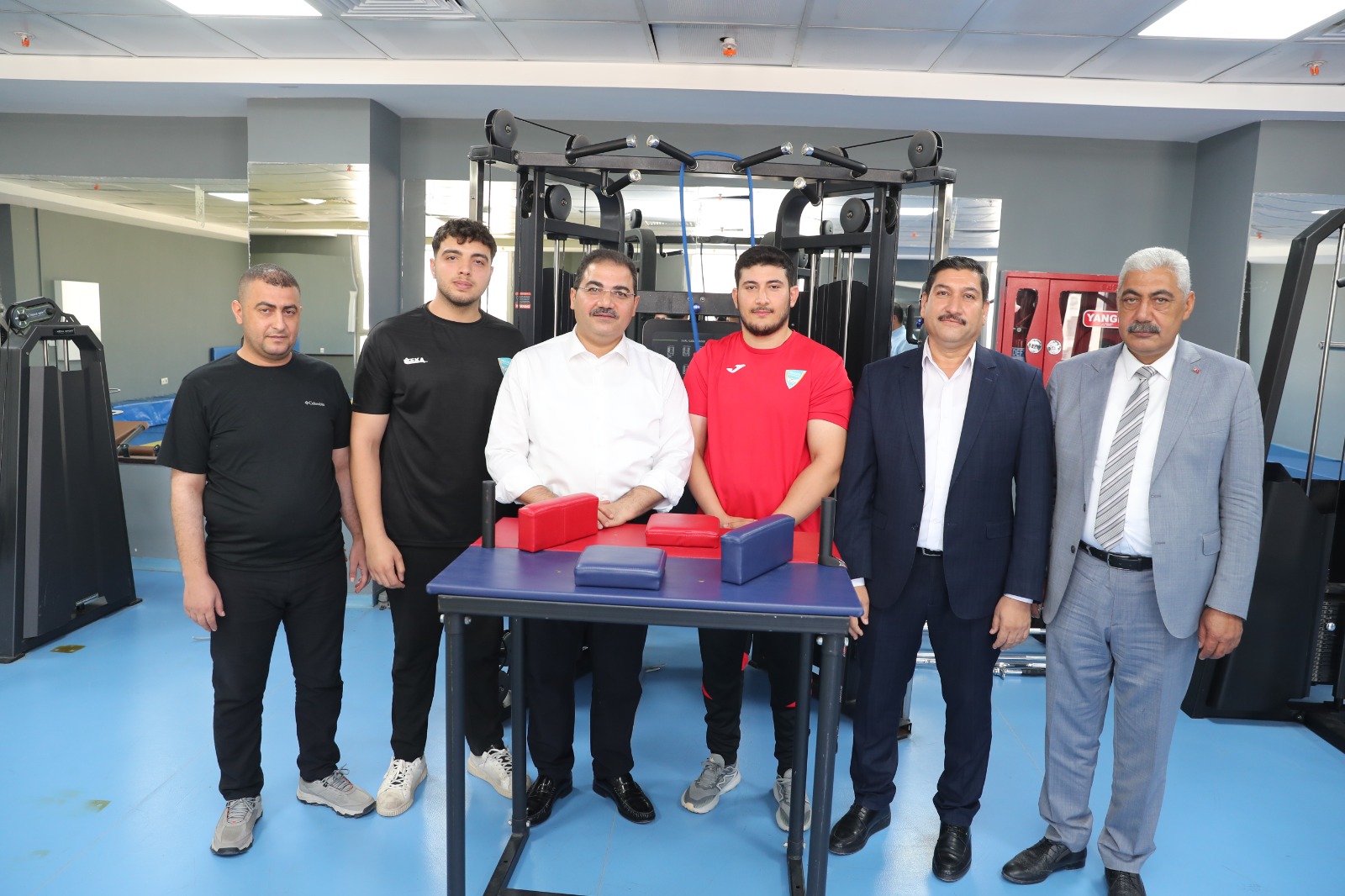 Haliliye Belediye Başkanı Canpolat dünya şampiyonuna moral ziyareti