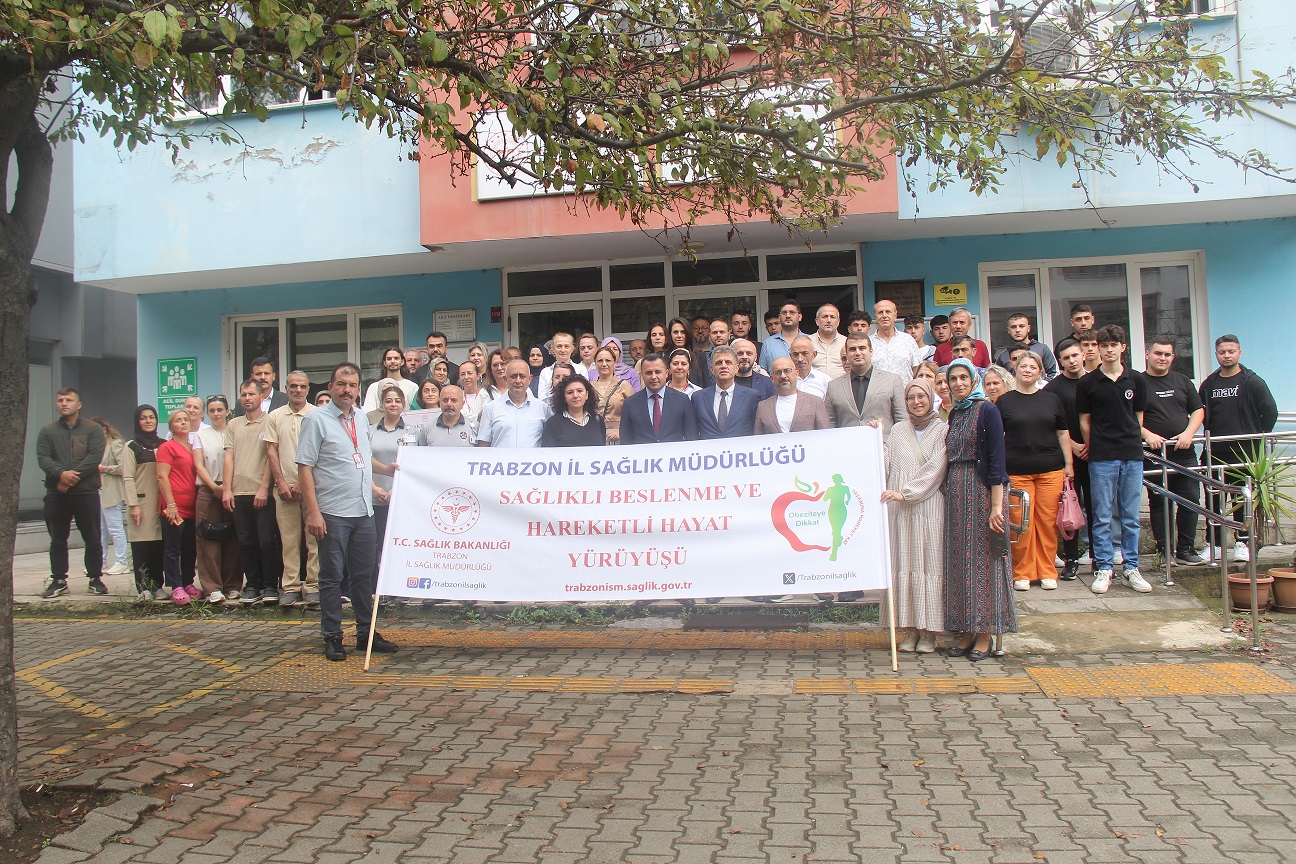 Trabzon Vakfıkebir’de “Sağlık için harekete geç” yürüyüşü